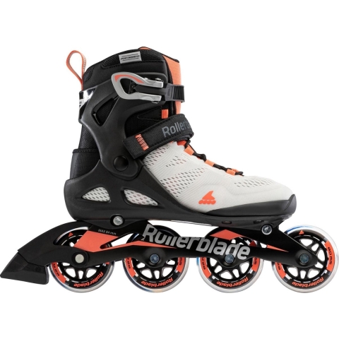 Rollerblade Rolschaatsen - Macroblade - 80 W - Grijs/Coral - Rollerblade - 42 - Rolschaatsen