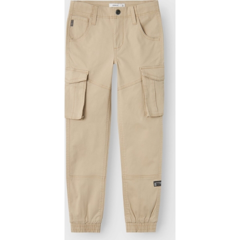 Name It Broek - Noos - Vracht - NkmRyan - Oxford Tan - Name It - 6 jaar (116) - Broeken - Katoen