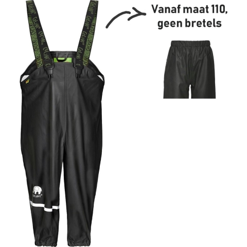 CeLaVi Regenbroek - PU - Zwarten - CeLaVi - 120 - Regenbroek