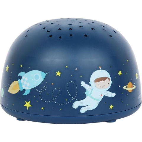 A Little Lovely Company Projectielamp - 14x9 - Space - A Little Lovely Company - OneSize - Nachtlamp
