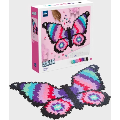 Plus-Plus Puzzel Stad Nummer - 800 st. - Vlinderdas - Plus-Plus - OneSize - Blokken