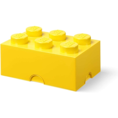 LEGO® Storage Opbergbox - 6 Knoppen - 37,5x25x18 - Helder - LEGO® Storage - OneSize - Box