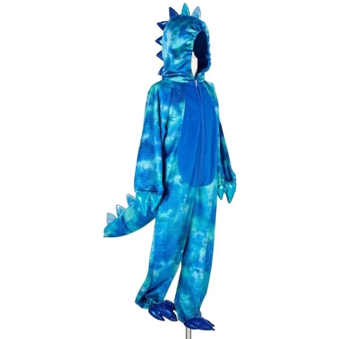 Souza Kostuum - Dinosaur - Tyrannosaurus - Blauw - Souza - 3-4 jaar (98-104) - Kostuum