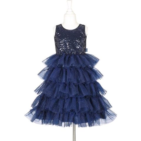 Souza Kostuum - Prinses - Colette - Blauw - Souza - 3-4 jaar (98-104) - Kostuum