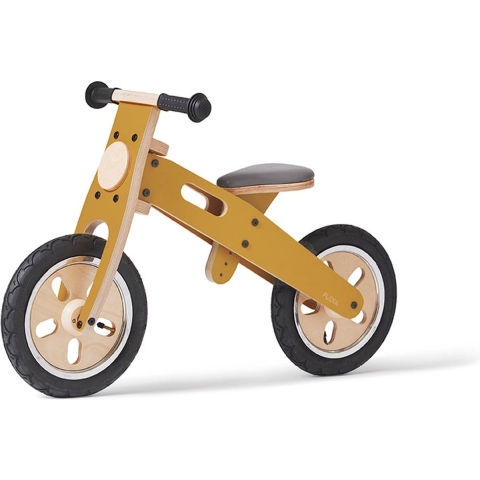 Flexa Loopfiets - Binnen - Hout - Play - Mustard/Birch Multiplex - Flexa - OneSize - Loopfiets