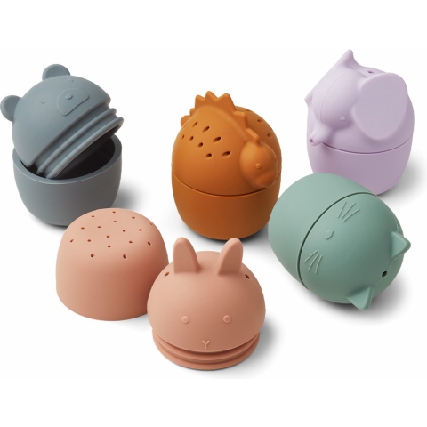 Liewood Badspeelgoed - Gaby - 5-pack - Multi Mix - Liewood - OneSize - Badspeelgoed