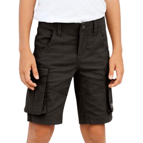 Name It Shorts - NkmRyan - Zwart - Name It - 6 jaar (116) - Shorts