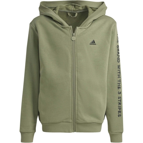 adidas Performance Cardigan - J JAM FZ HD - Groen - adidas Performance - 8 jaar (128) - Cardigan