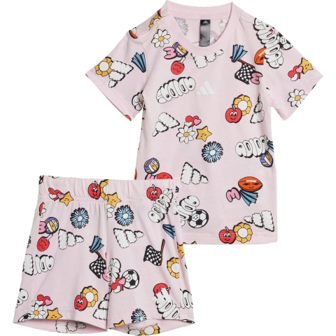 adidas Performance Set - Roze/Multicolour - adidas Performance - 3 jaar (98) - T-Shirt