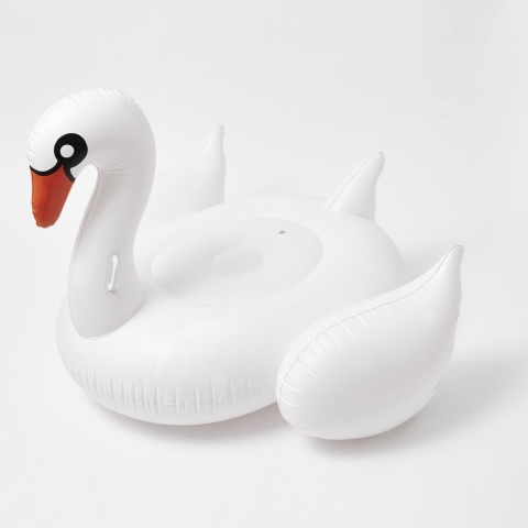 SunnyLife Badspelltjes - 120x155 cm - Swan White - SunnyLife - OneSize - Badspelltjes