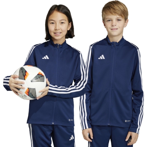 adidas Performance Cardigan - TIRO23L TR JKTY - Blauw/Wit - adidas Performance - 16 jaar (176) - Cardigan