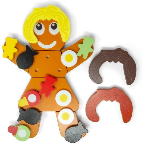 MaMaMeMo Speelgoedeten - Hout - Taart vrouw - MaMaMeMo - OneSize - Speelgoedeten