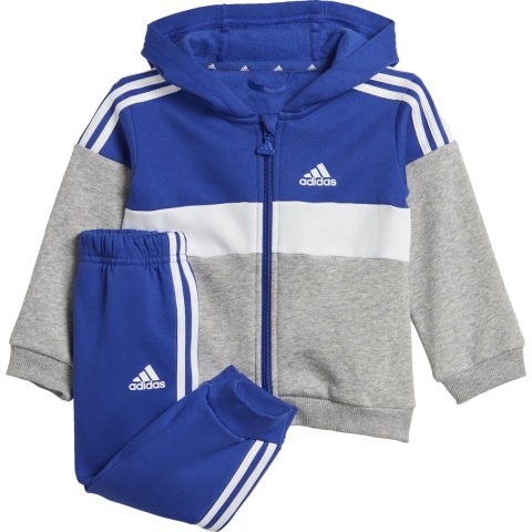 adidas Performance Sweatset - I 3S TIB FL TS - Blauw/Grijs/Wit - adidas Performance - 62 - Sweatset
