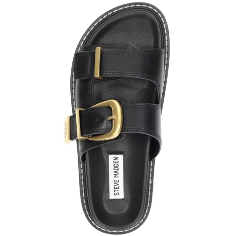 Steve Madden Sandalen - Arch-E ZWART Action Leather - Steve Madden - 41 - Sandalen