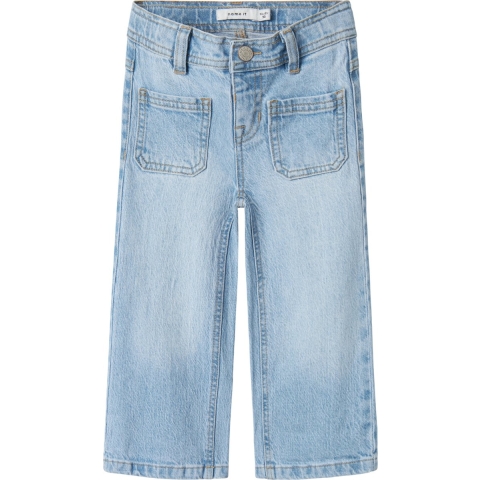 Name It Jeans - Breed - NmfSalli - Light Blue Denim - Name It - 2 jaar (92) - Jeans