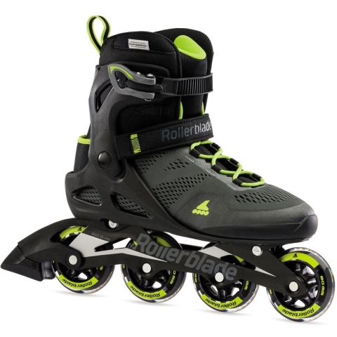 Rollerblade Rolschaatsen - Macroblade 80 - Black/Limoen - Rollerblade - 42 - Rolschaatsen