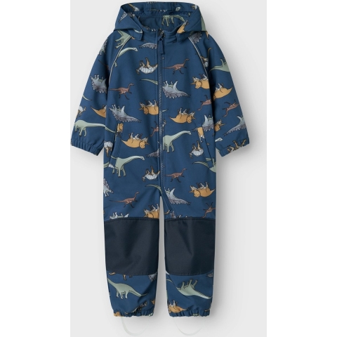 Name It Softshellpak m. Fleece - Noos - NmmAlfa08 - Dark Demin - Name It - 6 jaar (116) - Softshell