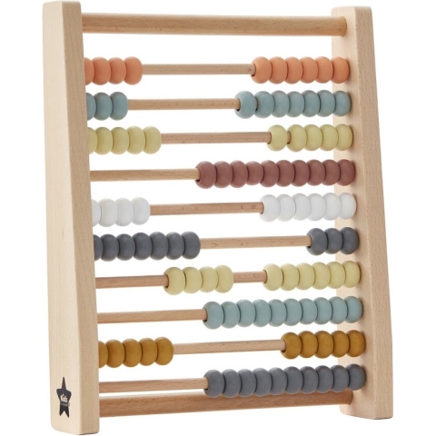 Kids Concept Telraam - Hout - Multicolour - Kids Concept - OneSize - Speelgoed