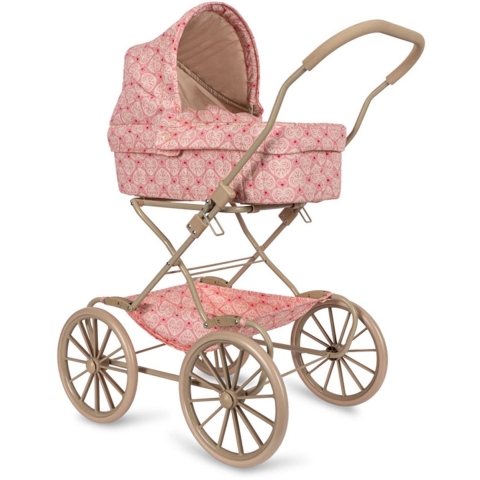 Konges Sløjd Poppenwagen - Kanten Roze - Konges Sløjd - OneSize - Poppenwagen