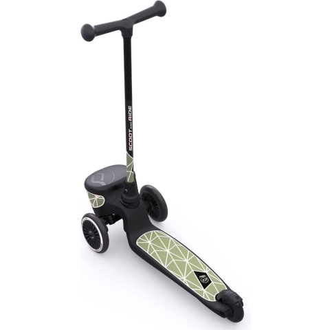 Scoot and Ride Snelweg Kick 2 - Green Lijnen - Scoot and Ride - OneSize - Scooter