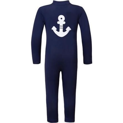 Petit Crabe Zwemboxpak - Lou - UV50+ - Navy m. Anker - Petit Crabe - 0-1 jaar (50-80) - Badmode