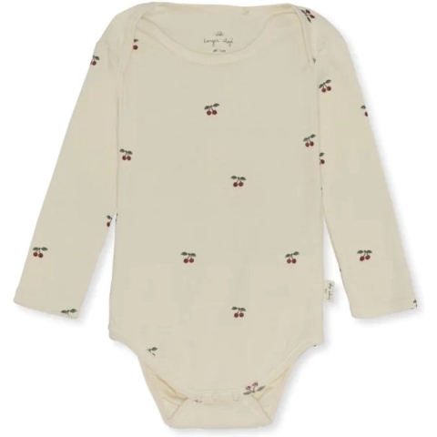 Konges Sløjd Romper l/s - Cherry - Konges Sløjd - 1 jaar (80) - Romper L/S