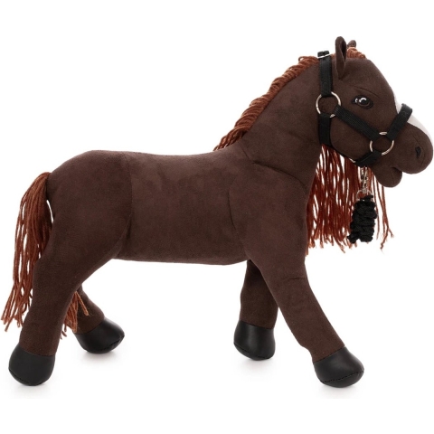 by ASTRUP Knuffelpony - Pixie - 30 cm. - Bruin - by ASTRUP - OneSize - Speelgoeddieren