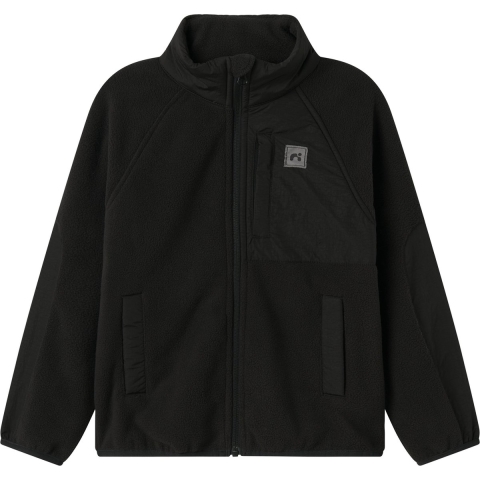 Name It Fleece Jas - Noos - NknMyles - Zwart - Name It - 9 jaar (134) - Fleece Jas