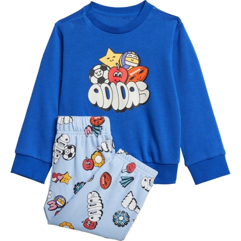 adidas Performance Sweatset - I Fun AOP JOG - ROYBLU/White - adidas Performance - 68 - Sweatset
