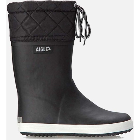 Aigle Thermolaarzen - Giboulee 2 - Zwart m. Wit - Aigle - 24 - Regenlaarzen