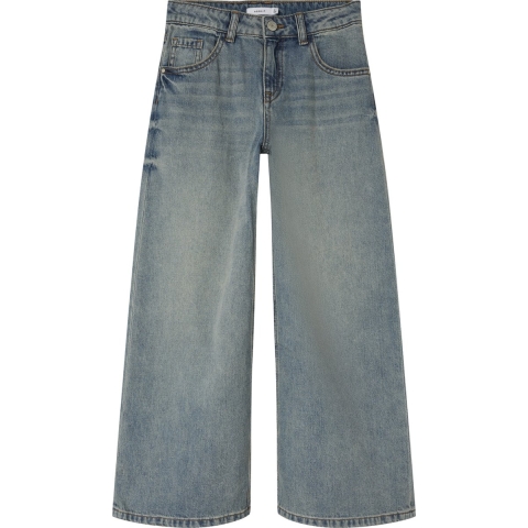 Name It Jeans - NkfBella - Vintage Medium+ Blue Denim - Name It - 9 jaar (134) - Jeans