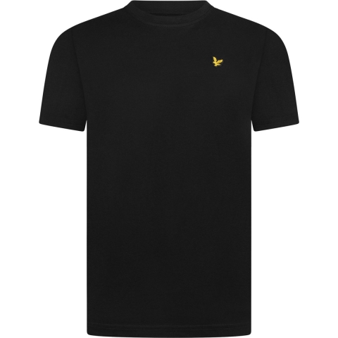 Lyle & Scott Junior T-Shirt - Zwart m. Logo - Lyle & Scott - 9-10 jaar (134-140) - T-Shirt