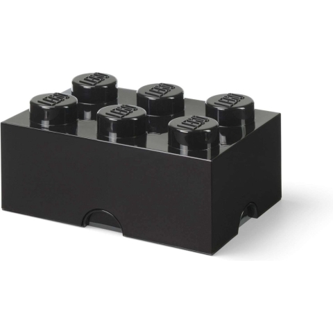 LEGO® Storage Opbergbox - 6 Knoppen - 37,5x25x18 - Zwart - LEGO® Storage - OneSize - Box