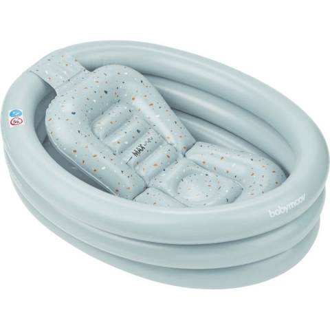 Babymoov Opblaasbaar Bad - Blauw - Babymoov - OneSize - Persoonlijke Verzorging