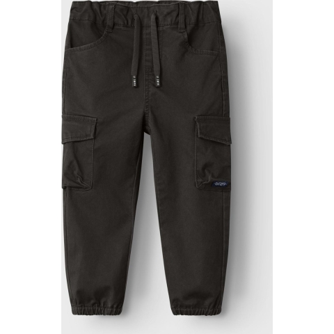 Name It Broek - Cargo - Noos - NmmBen - Zwart - Name It - 1½ jaar (86) - Broeken - Katoen