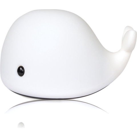 Filibabba Lamp - The Friendly Whale Christian - 14,5 cm - Wit - Filibabba - OneSize - Nachtlamp
