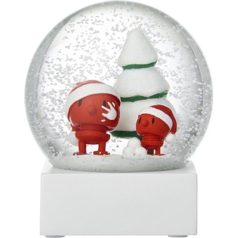 Hoptimist Sneeuwbol - Santa - Ø: 10 cm - Rood - Hoptimist - OneSize - Sneeuwbol