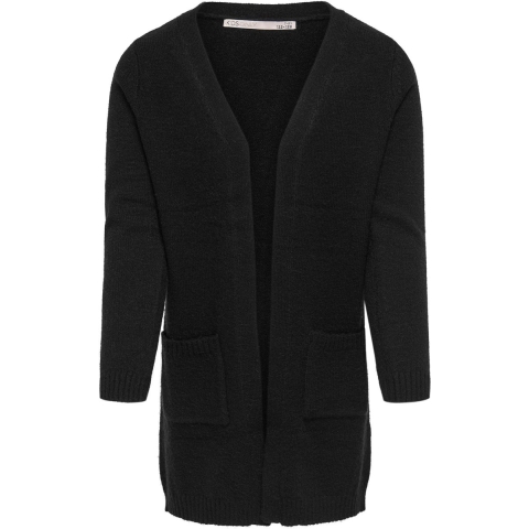 Kids Only Cardigan - Gebreid - Noos - KogLesly - Zwart - Kids Only - 5-6 jaar (110-116) - Cardigan