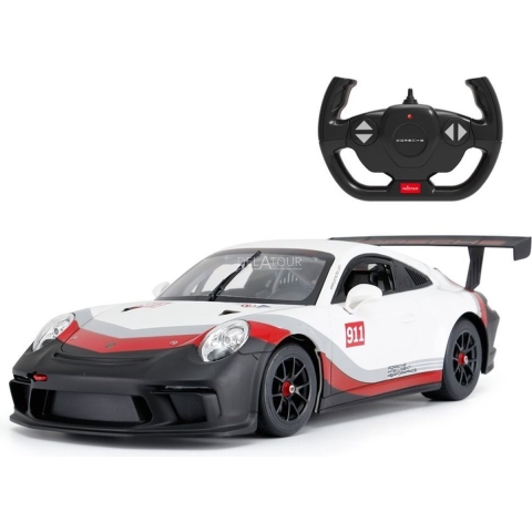 Rastar Afstandsbediening Auto m. Licht - Porsche 911 GT3 Cup - 1 - Rastar - OneSize - Auto