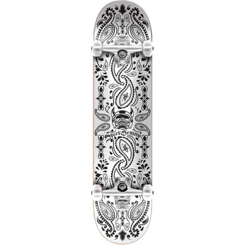 Speed Demons Skateboard - 8'' - Bandana compleet - Wit - Speed Demons - OneSize - Skateboard