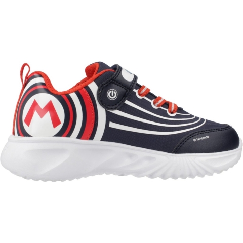 Geox Lichtgevende Schoenen - J Assist - Super Mario - Navy/Rood - Geox - 28 - Lichtgevende Schoenen