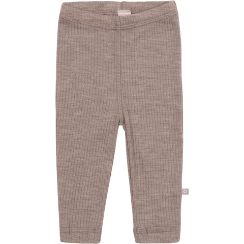 Smallstuff Leggings - Wol - Rib - Soft Powder - Smallstuff - 1 jaar (80) - Leggings - Wol