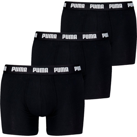 Puma Boxershorts - 3-pack - Black/Black - Puma - S - Small - Boxershorts
