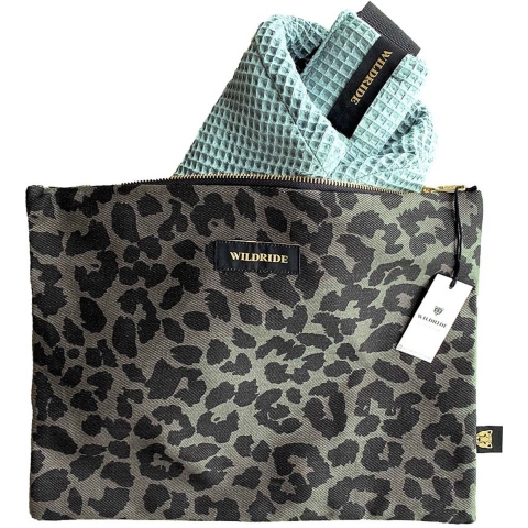 Wildride Tas - 35x27 cm. - Grey Leopard - Wildride - OneSize - Tas