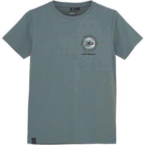 Indiaas Blue Jeans T-Shirt - Stormachtig Sea m. Print - Indian Blue Jeans - 10 jaar (140) - T-Shirt