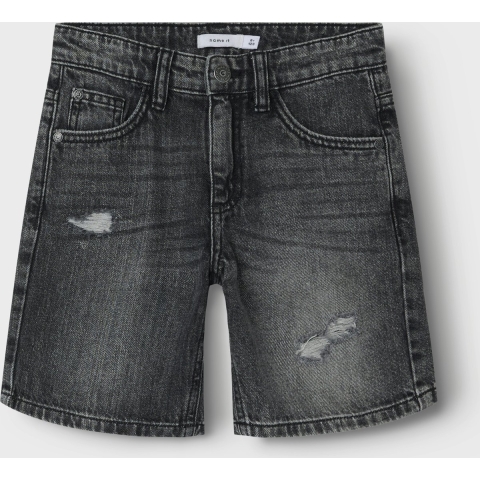 Name It Shorts - NkmSilas - Dark Grey Denim - Name It - 7 jaar (122) - Shorts