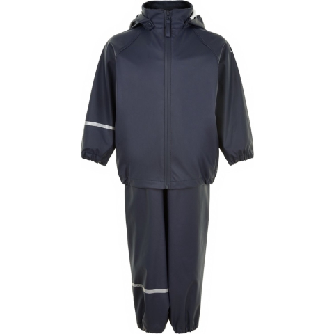 CeLaVi Regenkleding m. Bretellen - Gerecycled PU - Dark Navy - CeLaVi - 100 - Regenkleding