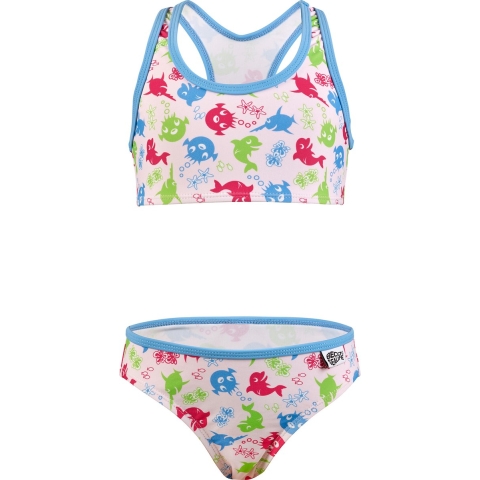 BECO Bikini - Zeeleven - UV50+ - Roze/Multicolour - BECO - 6 jaar (116) - Bikini
