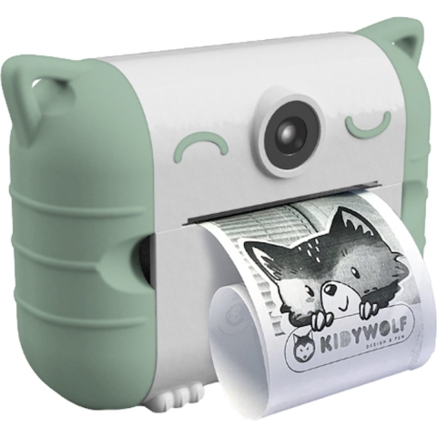 Kidywolf Camera m. Printer - Kidyprint - Camera Green - Kidywolf - OneSize - Speelgoed