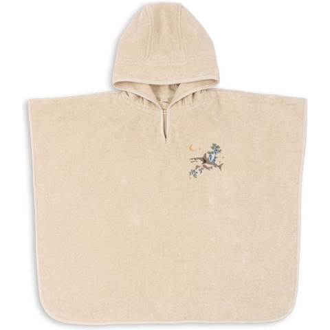Konges Sløjd Handdoek Poncho - Badstof - Terry - Summer Zand - Konges Sløjd - 5-8 jaar (110-128) - Babyhanddoek